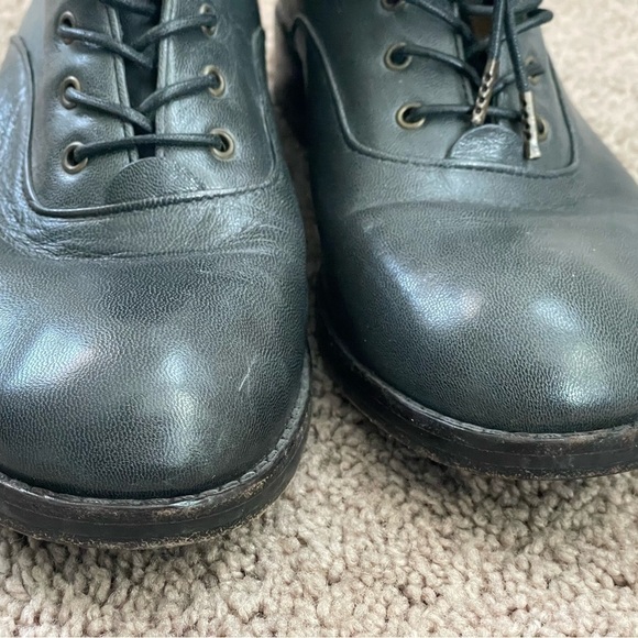 MARC Jacobs Boxcar Boot Genuine Leather Blue Gray Women’s Size 39 1/2. - Picture 7 of 16